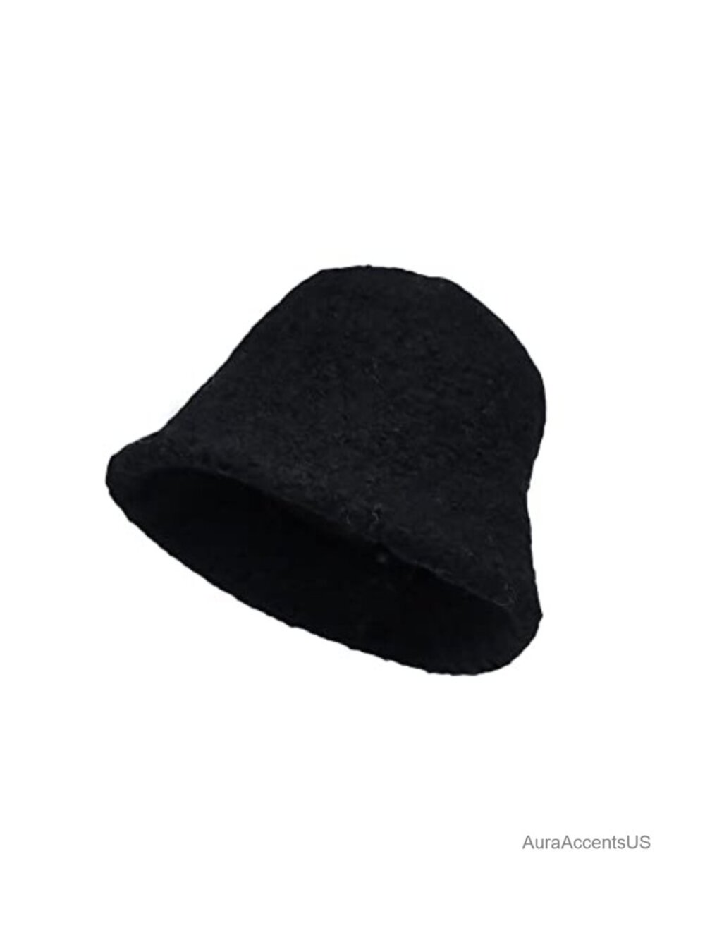 Wool Winter Floppy Short Brim Bucket Hat Cloche